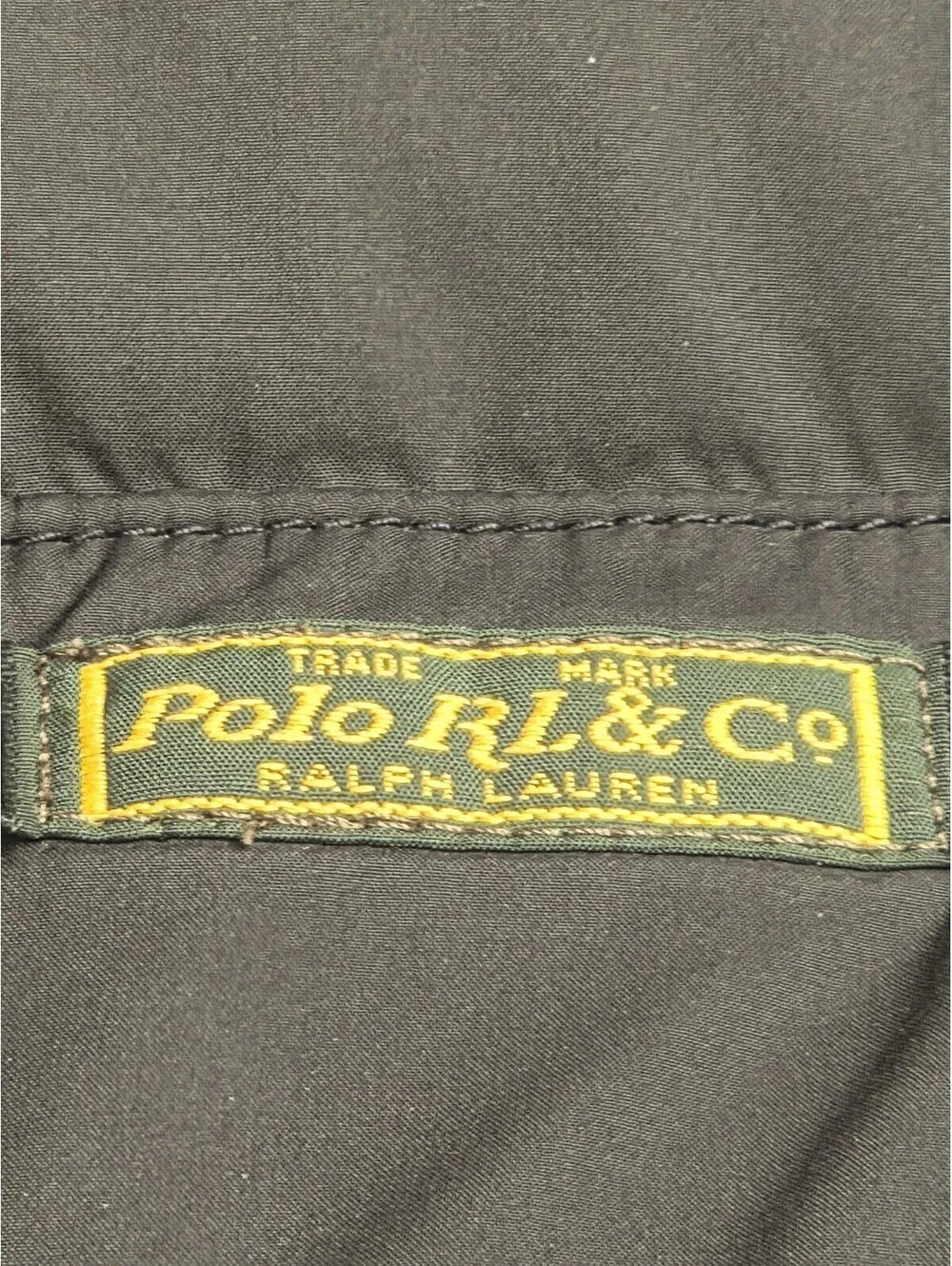 Polo Ralph Lauren Boys Black Down Puffer Jacket Coat Size Medium M 10-12 Kids